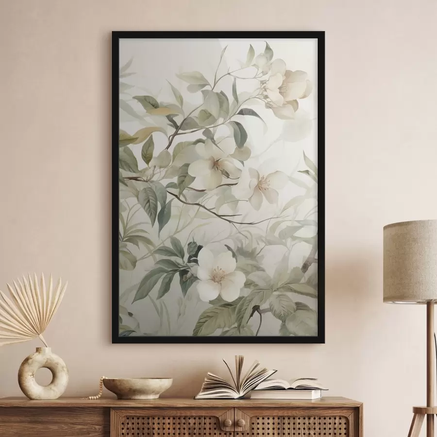 carta da parati Rami di gelsomino nr. f46895