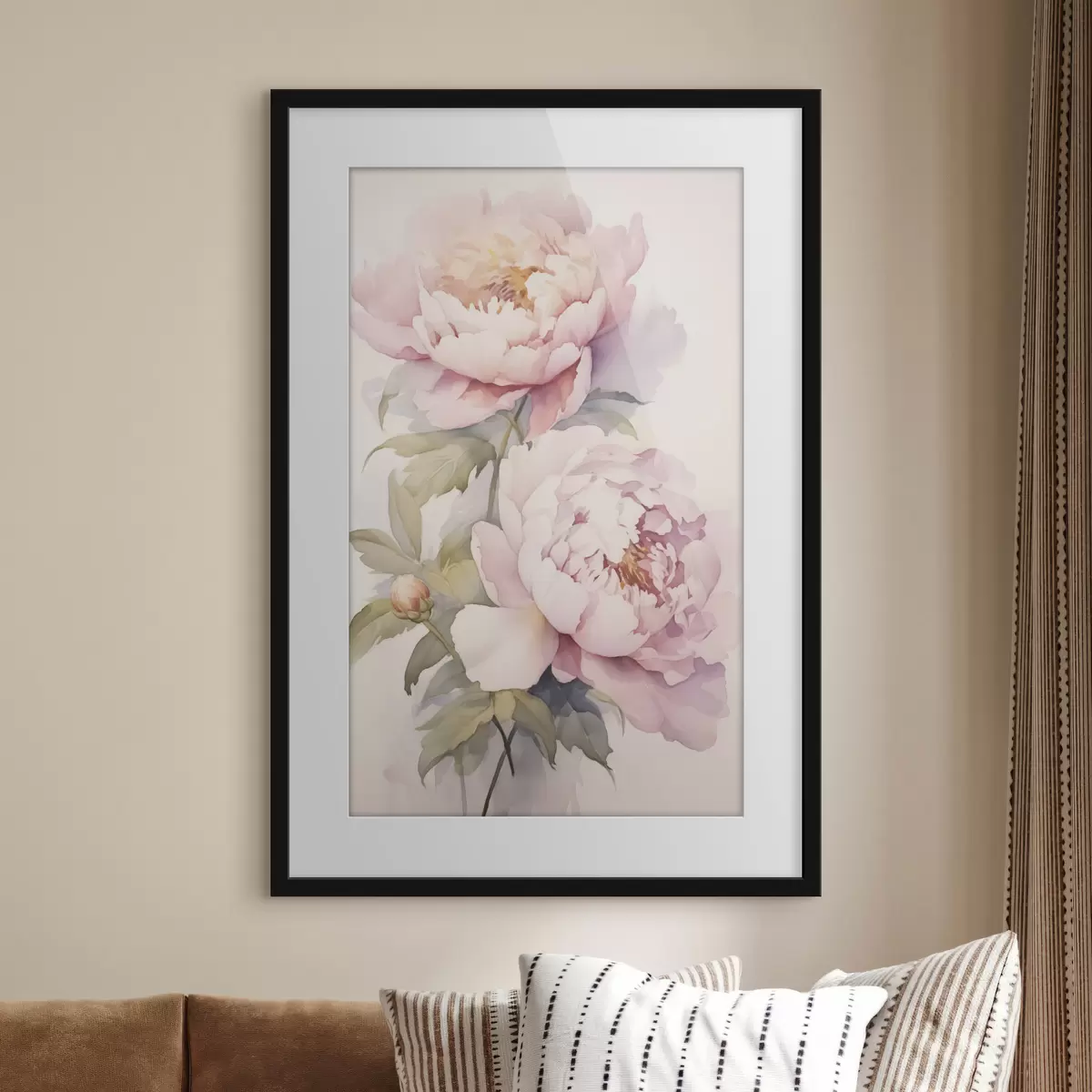 Poster Peonie e enigma f46916