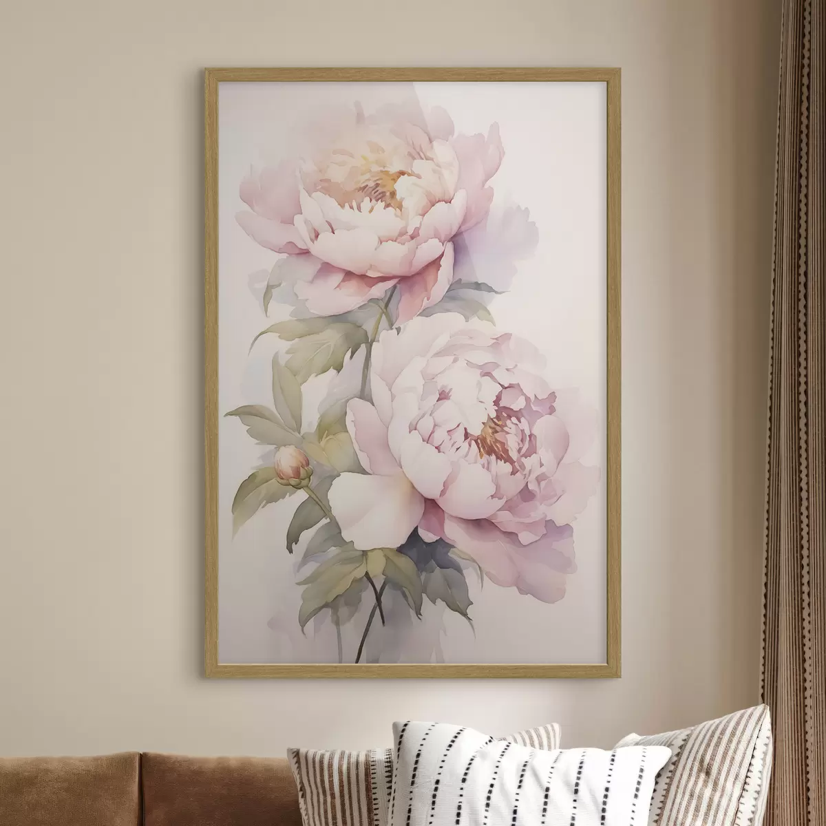 Poster Peonie e enigma f46916