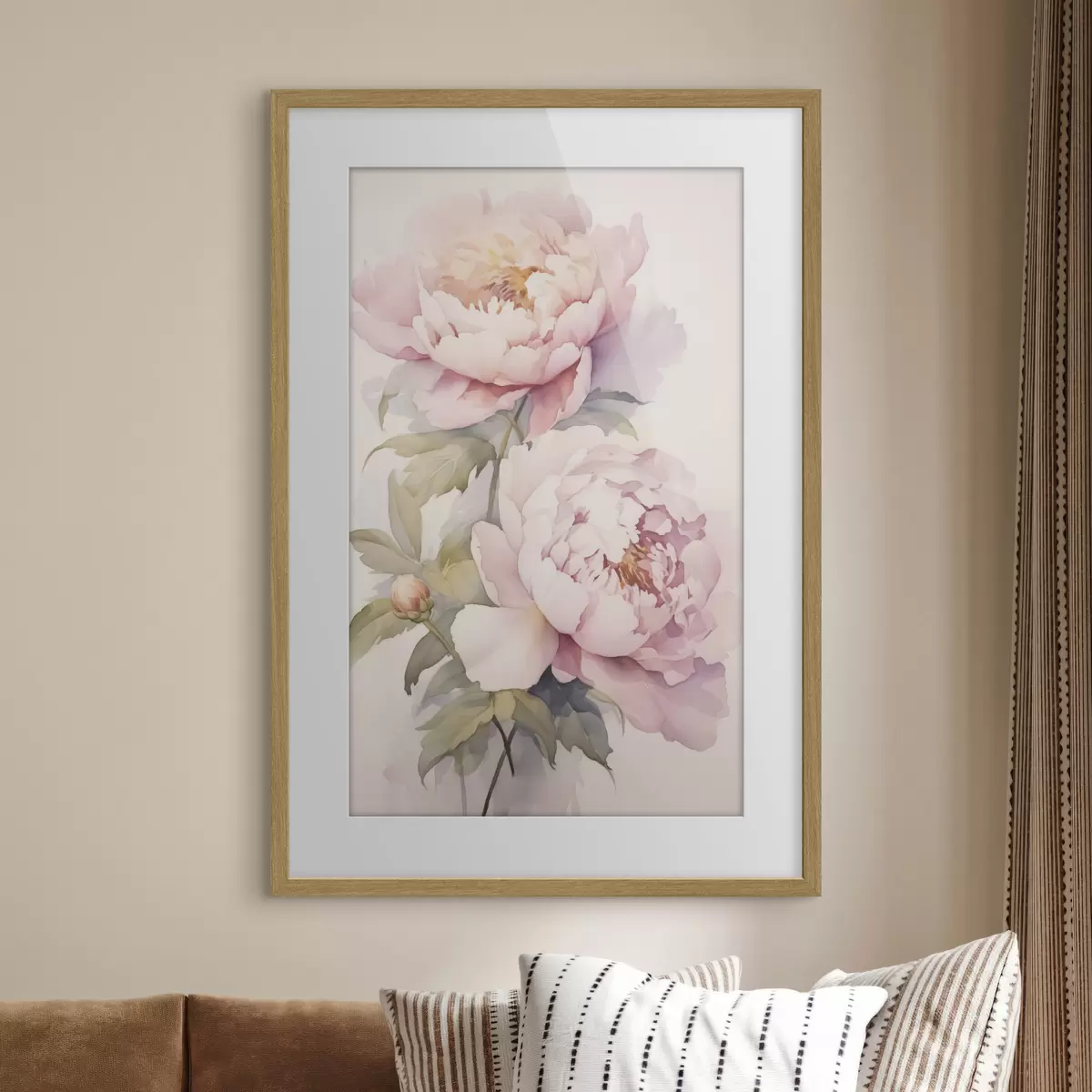 Poster Peonie e enigma f46916