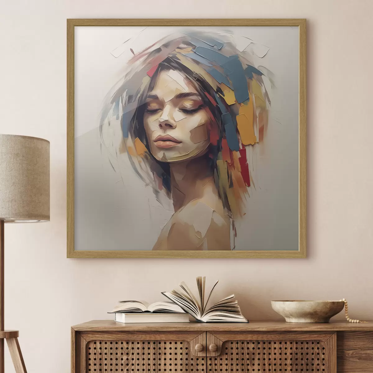 Poster Ritratto astratto di donna f46917