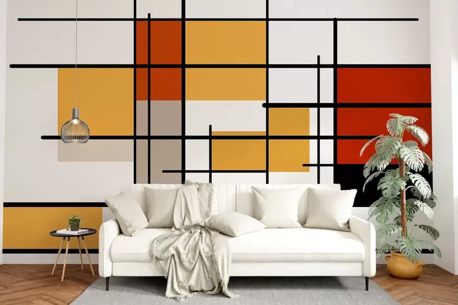 carta da parati Geometria luminosa nr. w05008