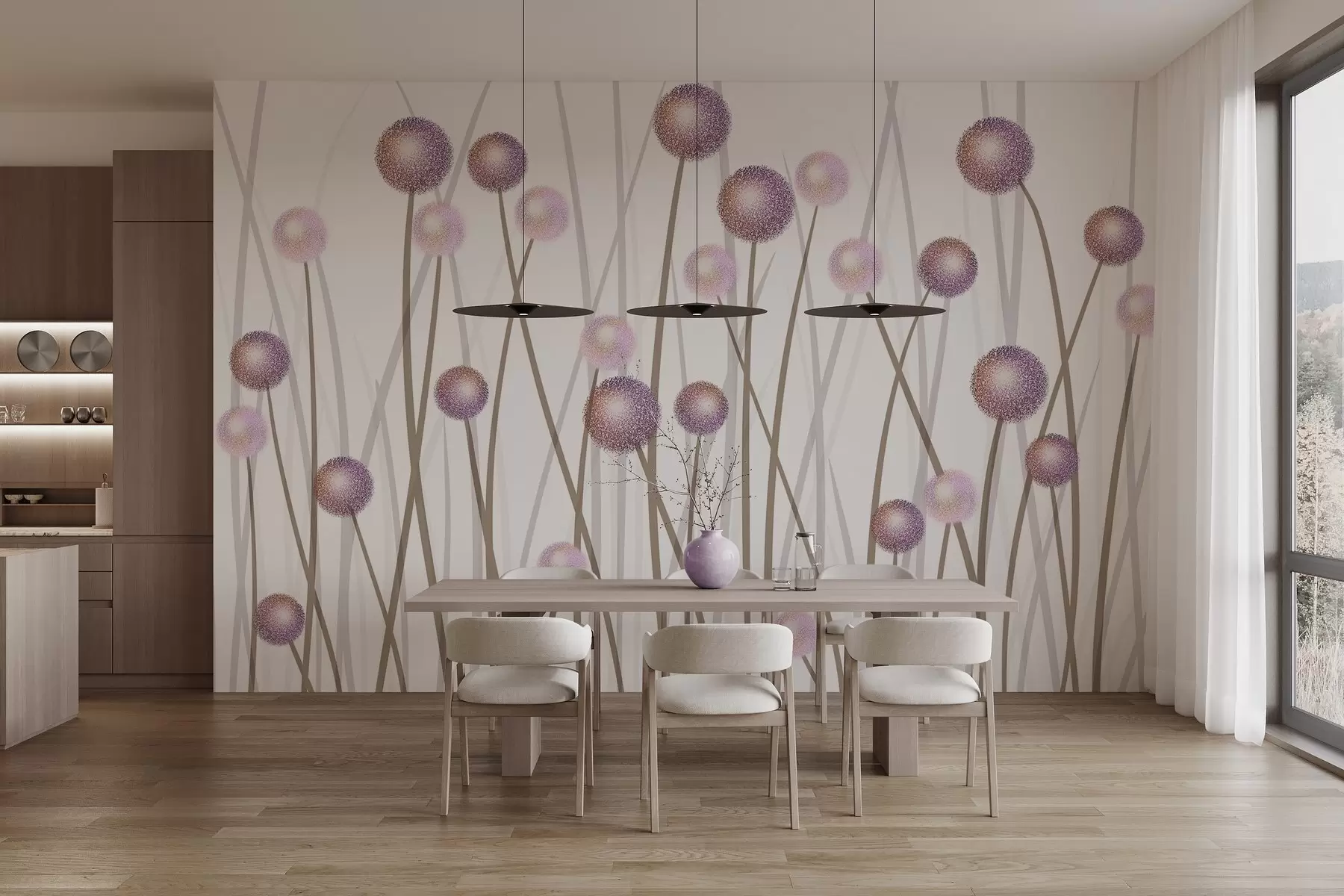 carta da parati Fusti aerei nr. w04994