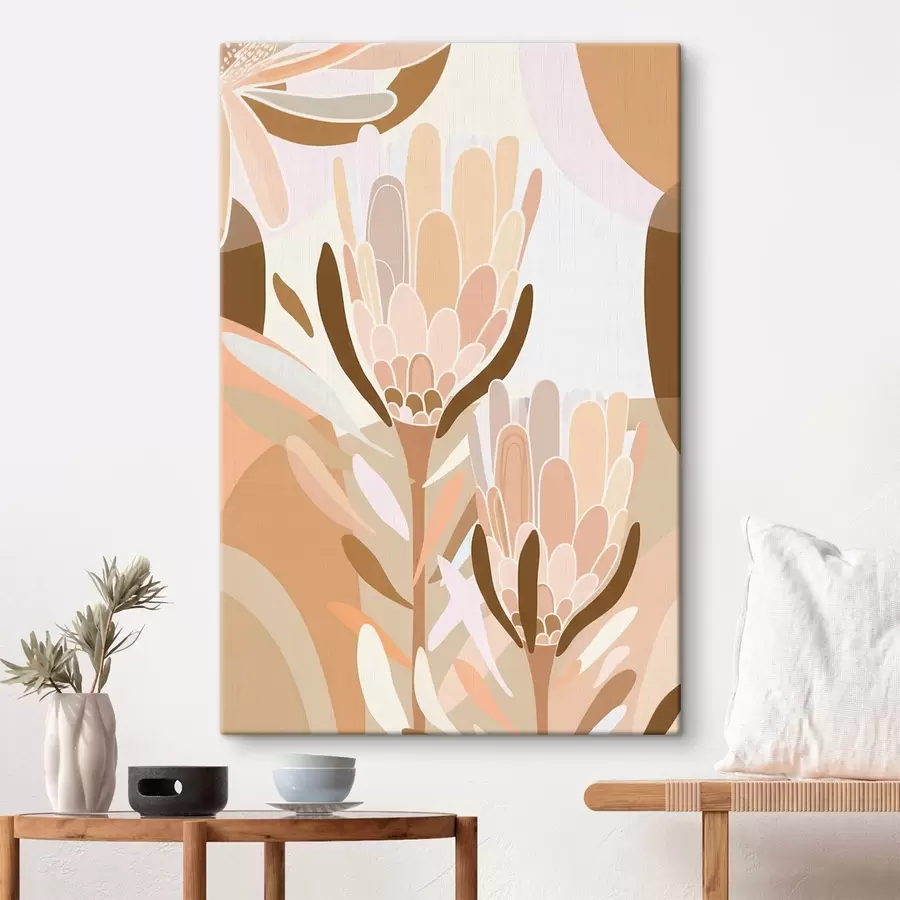 carta da parati Fiori astratti nr. s46991