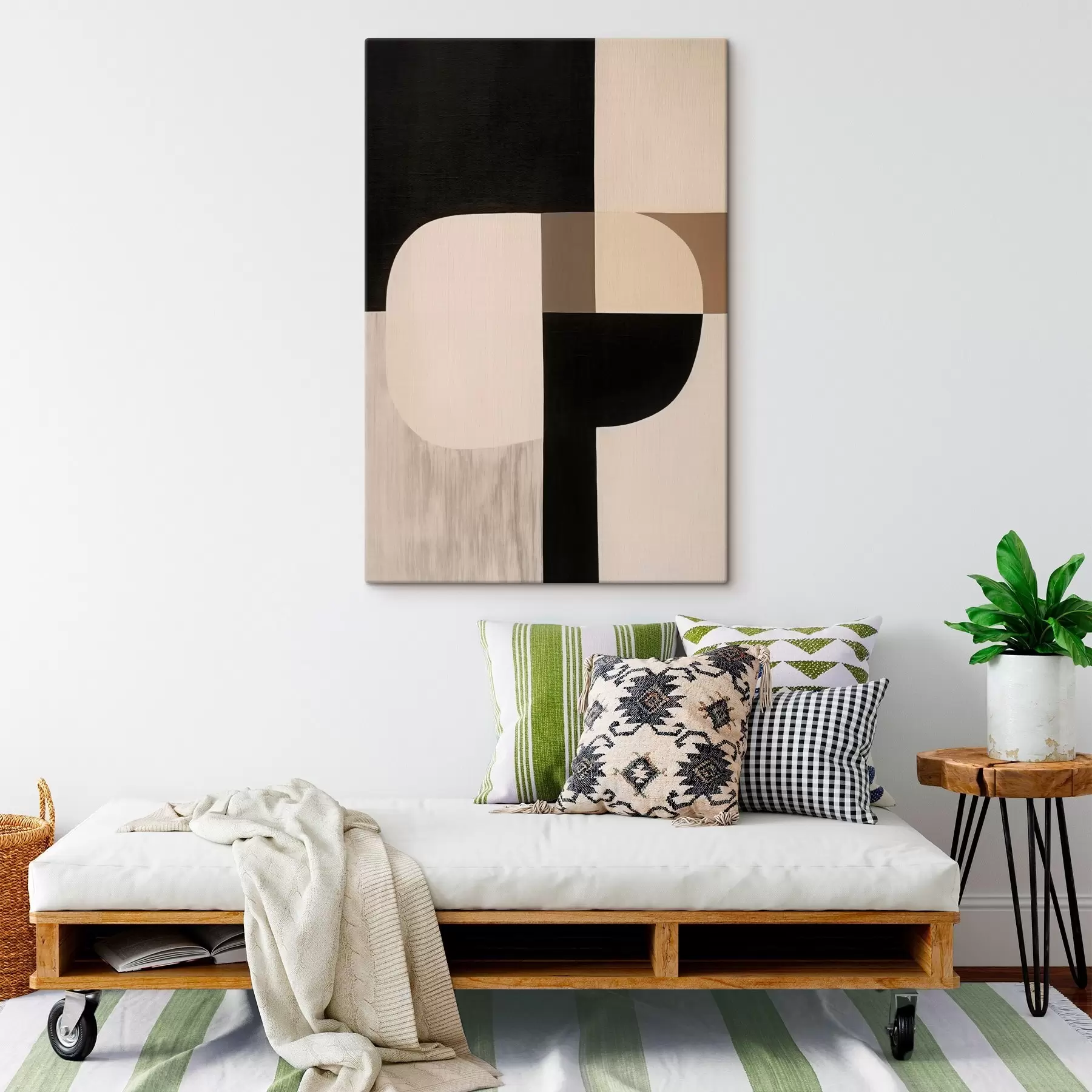 carta da parati Astrazione geometrica monocromatica nr. s46993