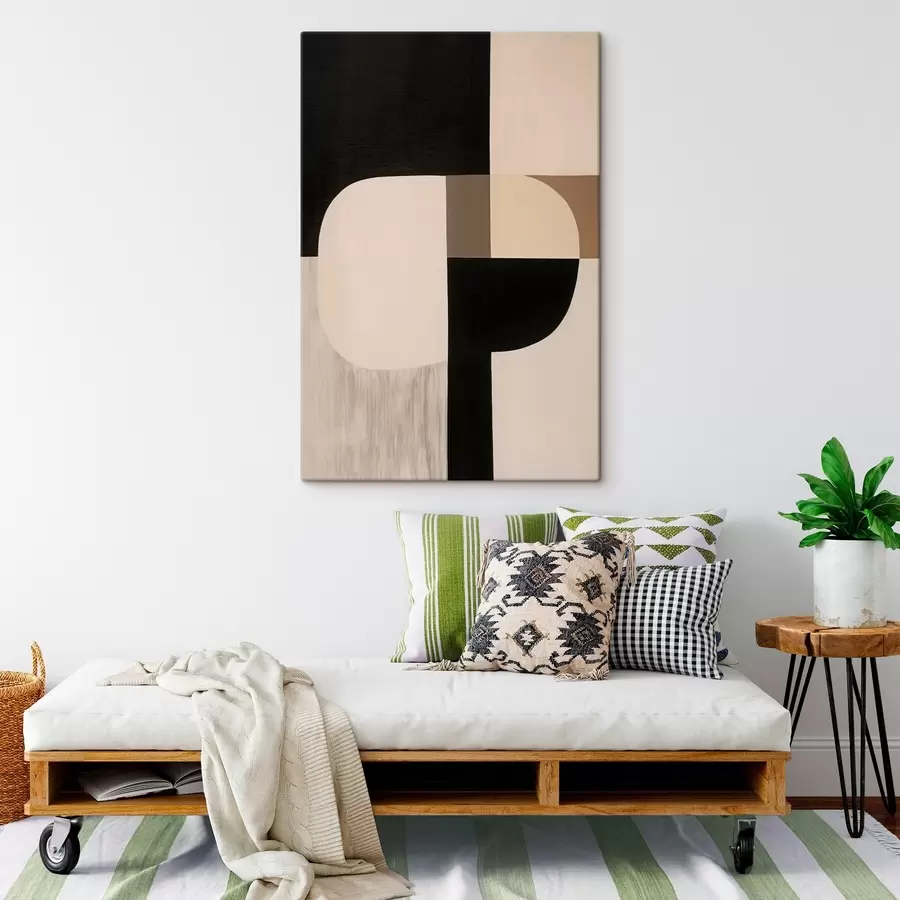 carta da parati Astrazione geometrica monocromatica nr. s46993