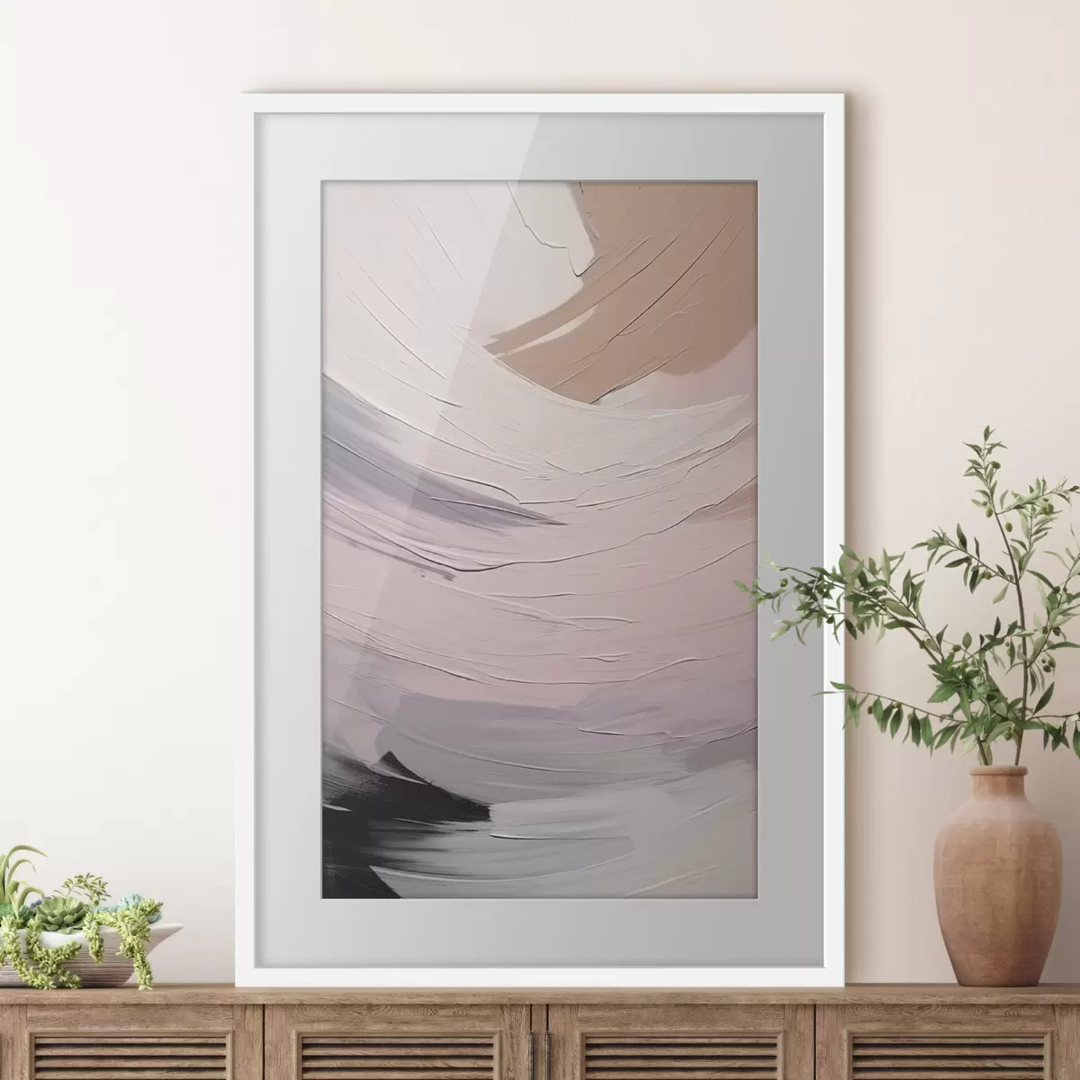 Poster Pennellate astratte f47002