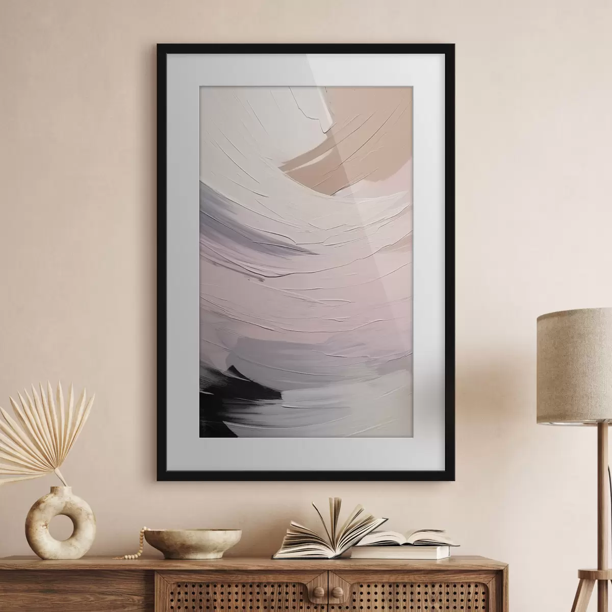 Poster Pennellate astratte f47002