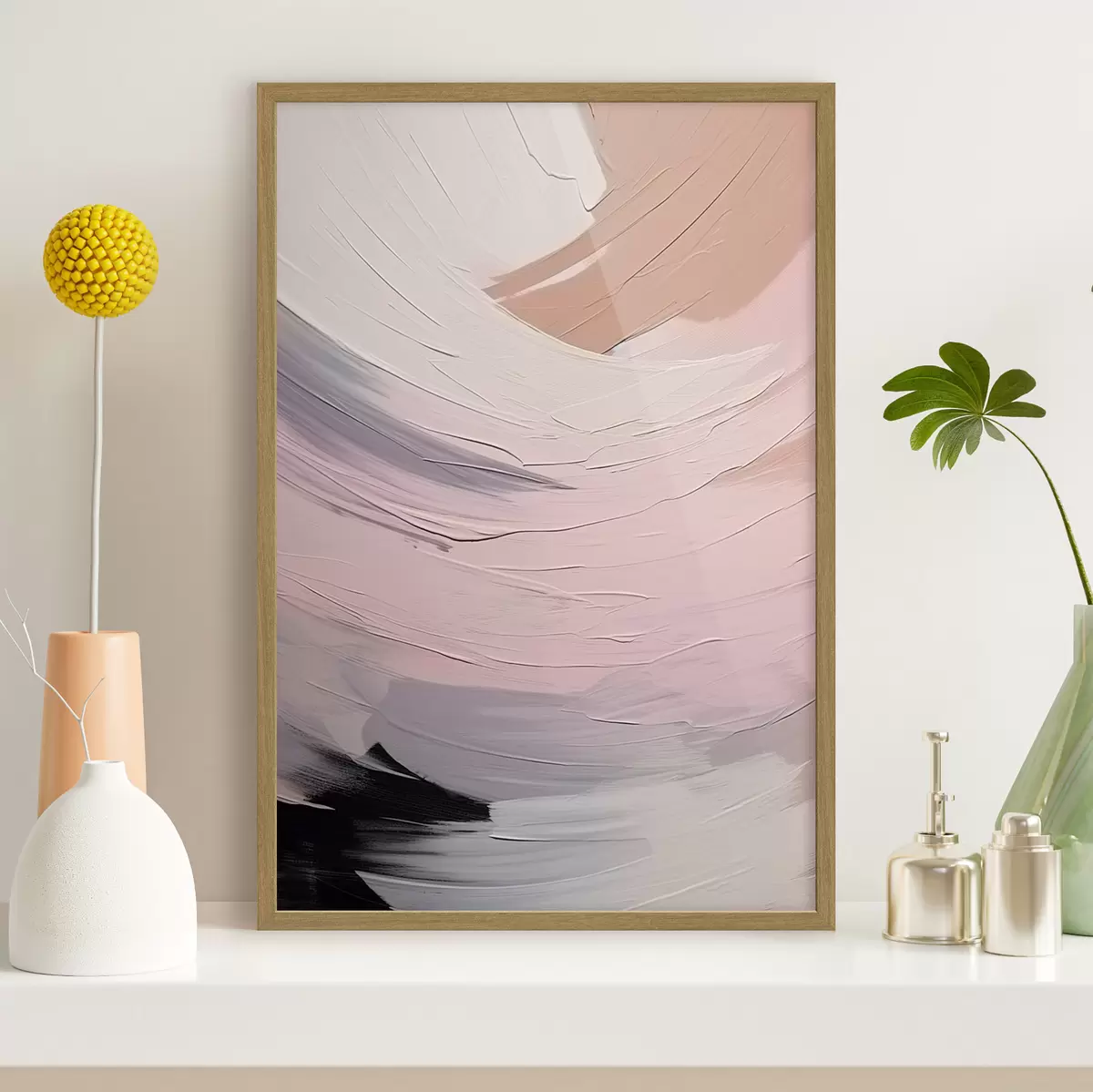 Poster Pennellate astratte f47002