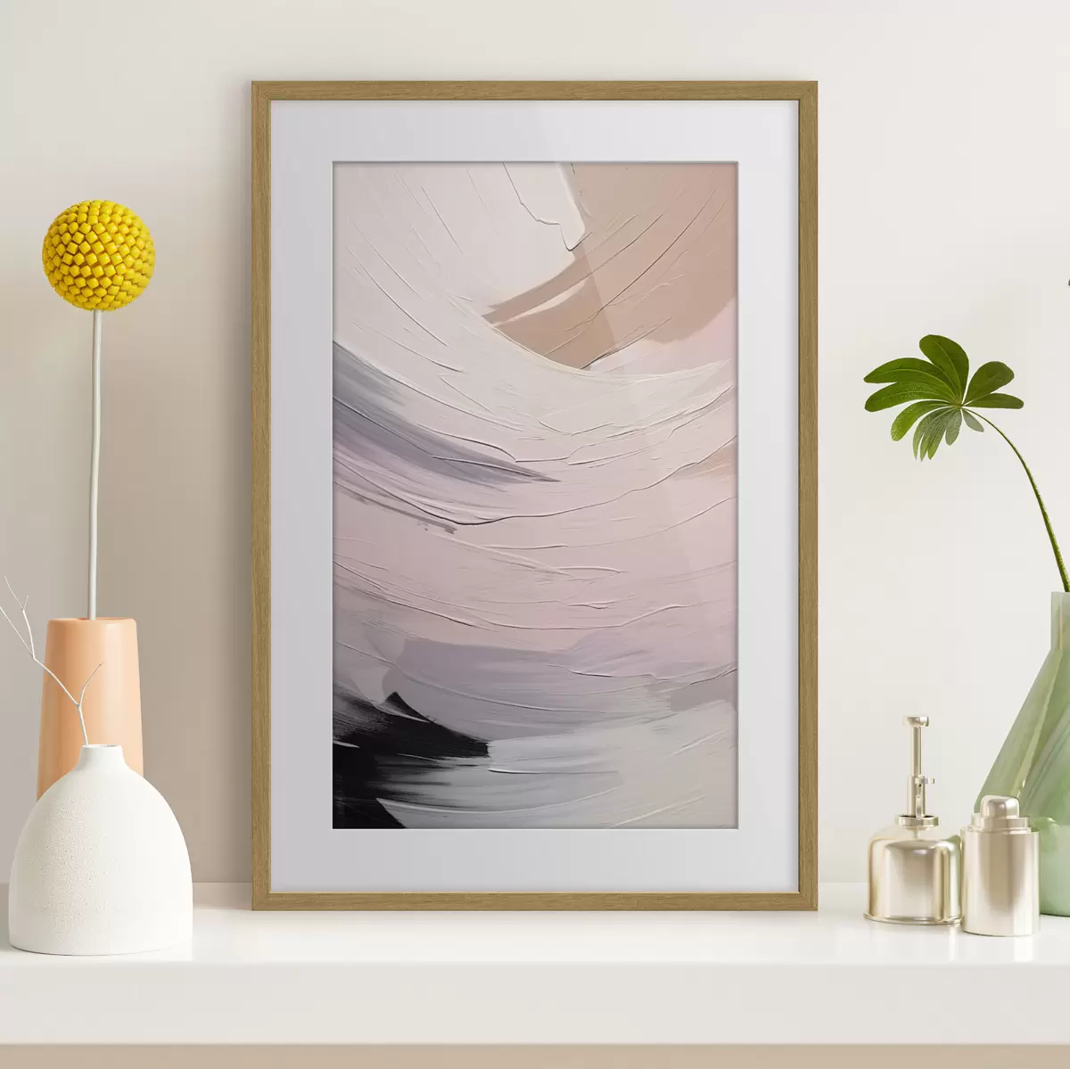 Poster Pennellate astratte f47002