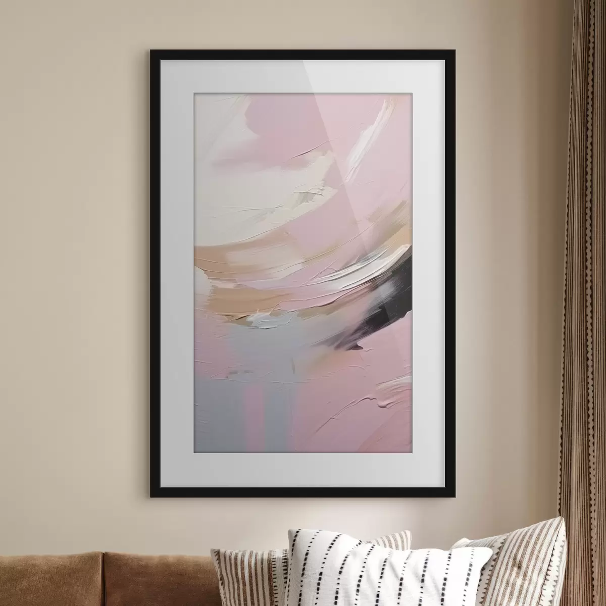 Poster Pennellate astratte f47003