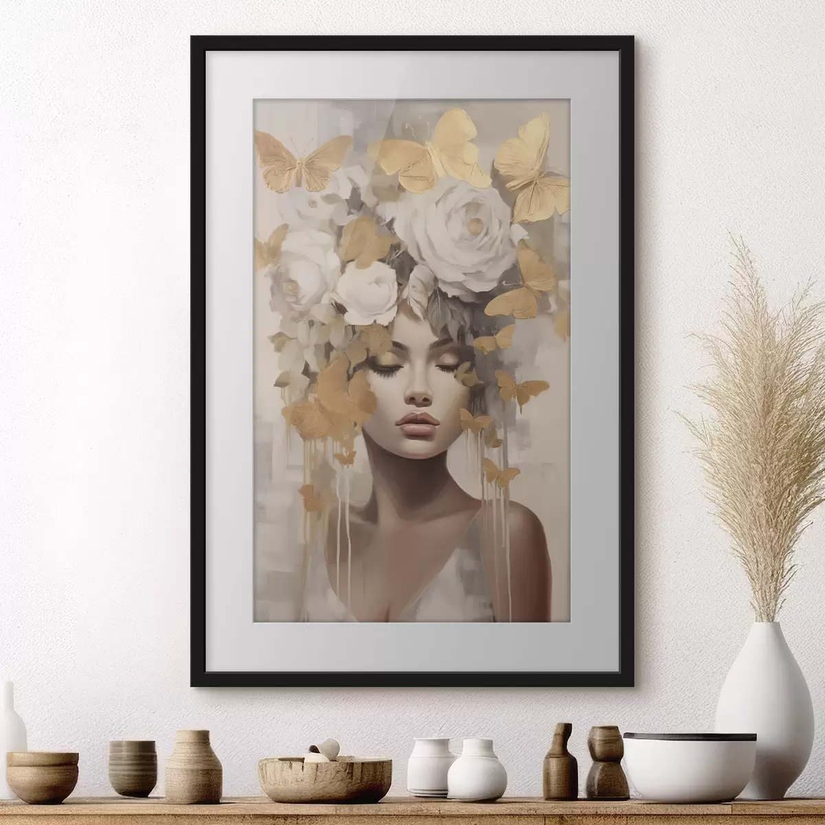 Poster Corona di farfalle f47005