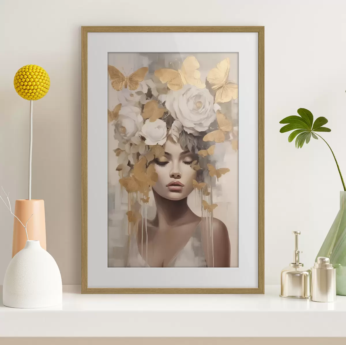 Poster Corona di farfalle f47005