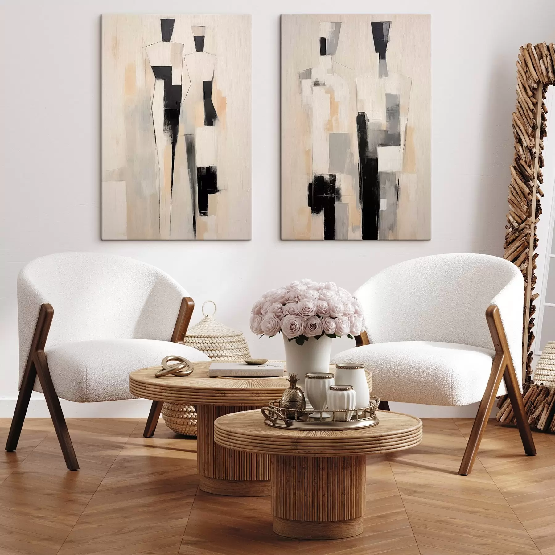 carta da parati Coppia astratta nr. m01111