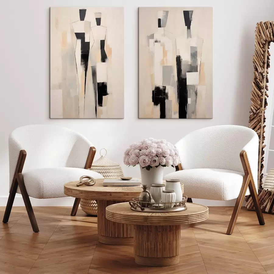 carta da parati Coppia astratta nr. m01111