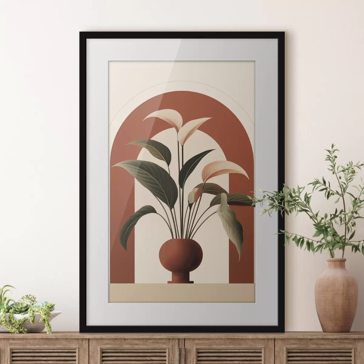Poster Foglie e avventura f47032