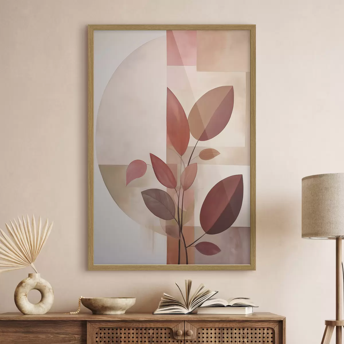 Poster Foglie e pausa f47041