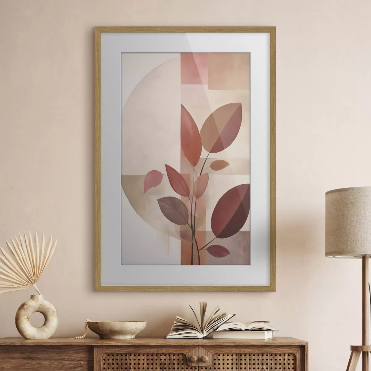 Poster Foglie e pausa f47041