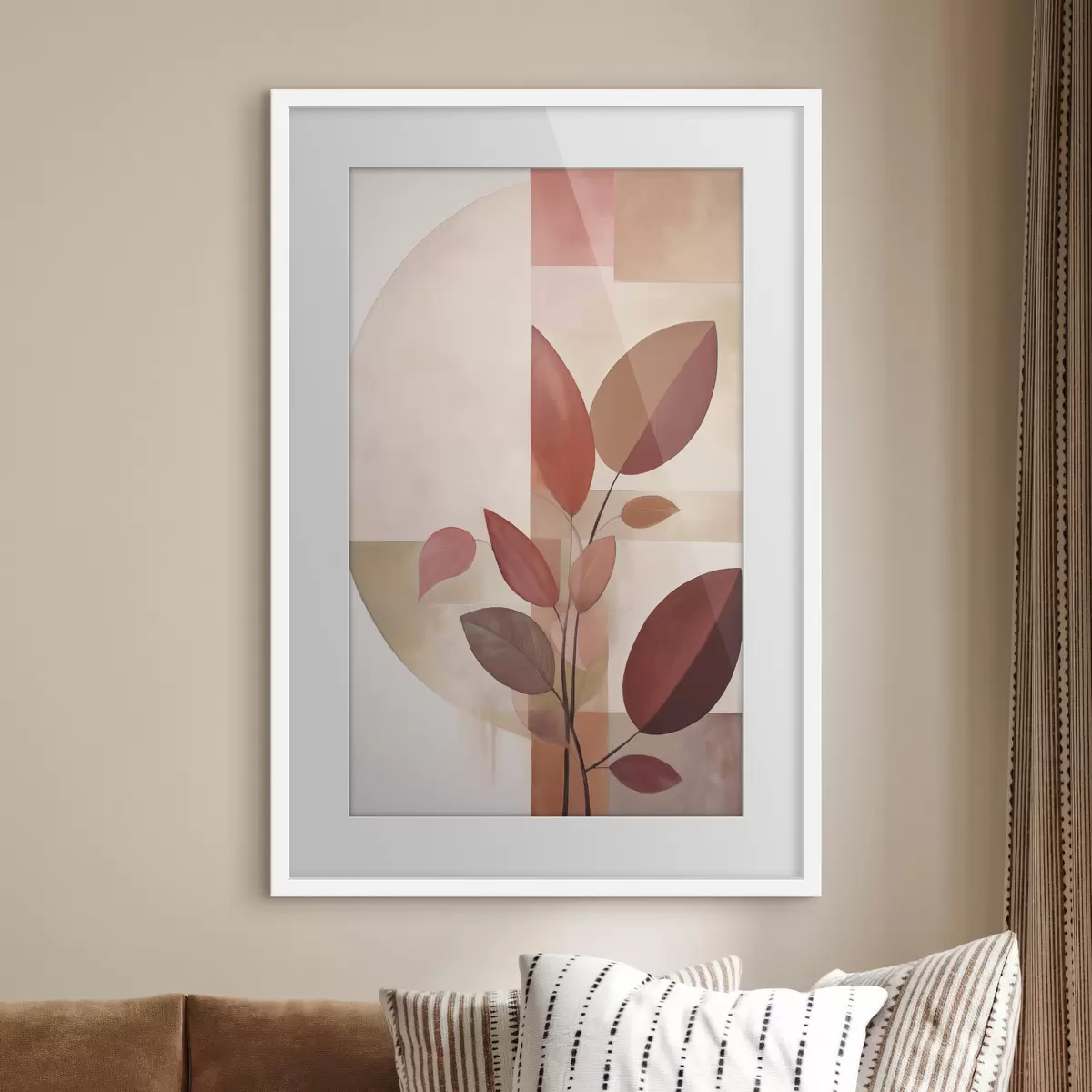 Poster Foglie e pausa f47041