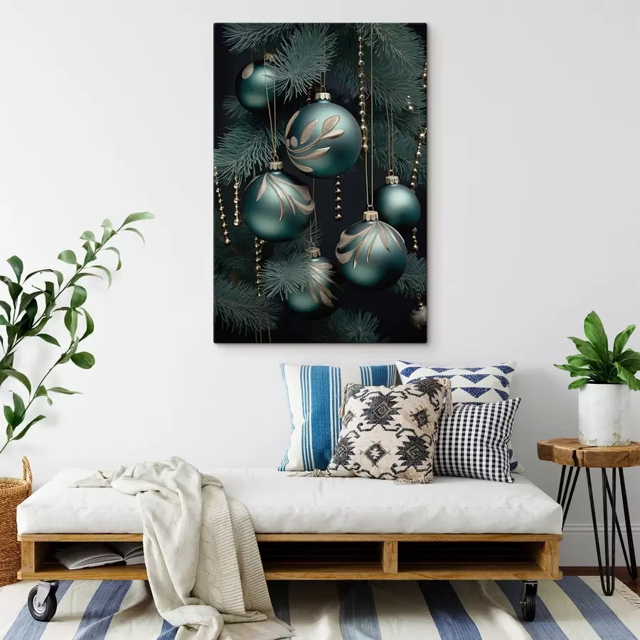 carta da parati Decorazioni di Capodanno sull'albero nr. s46979