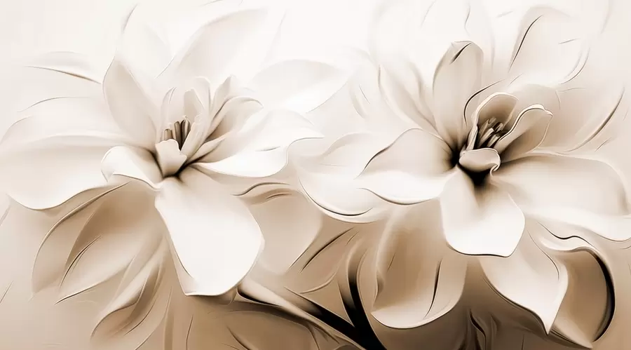 Carta da parati Floreale Fiori fantastici n. w04984