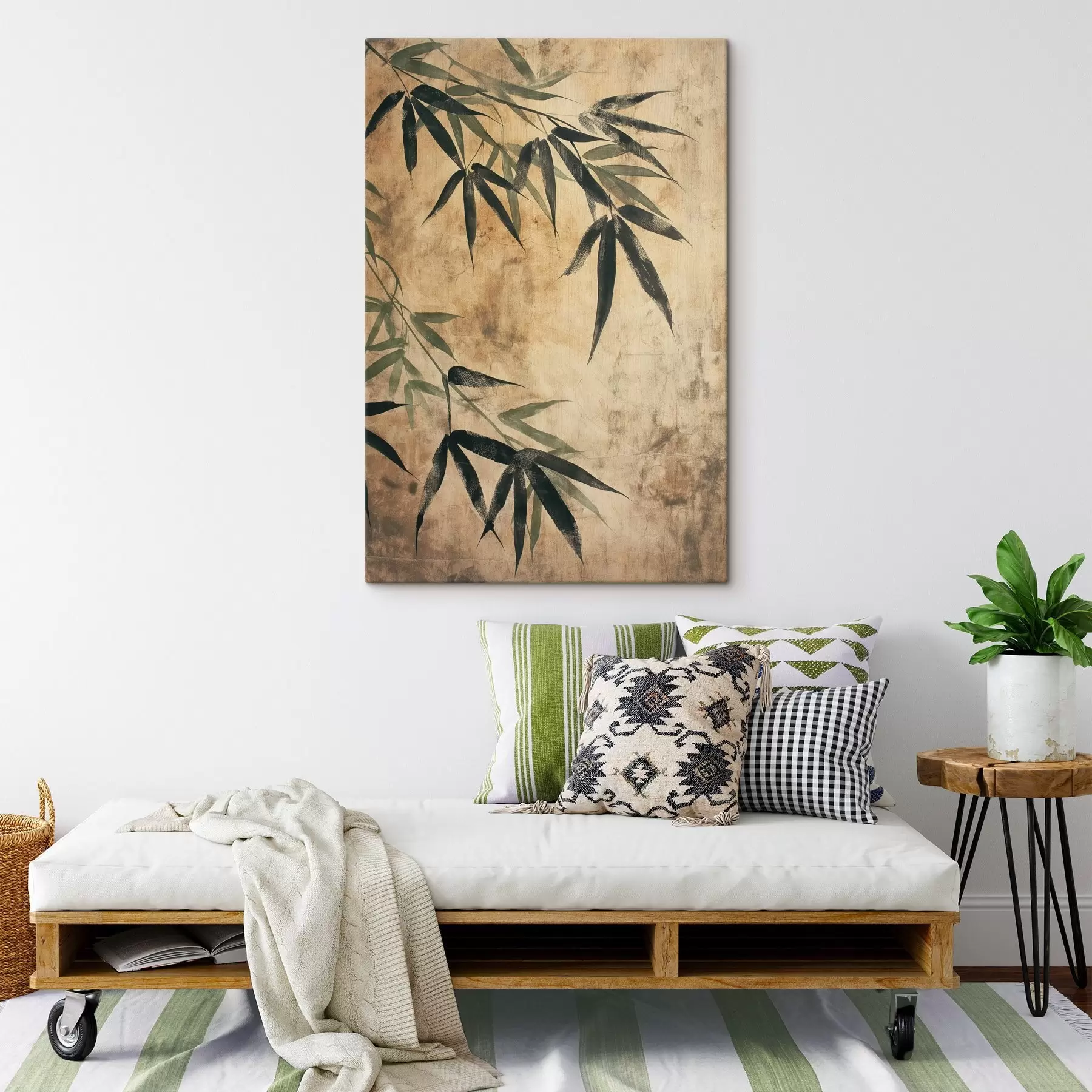 carta da parati Foglie di bambù nr. s47048