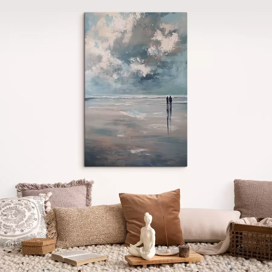 carta da parati Coppia sulla riva nr. s47061