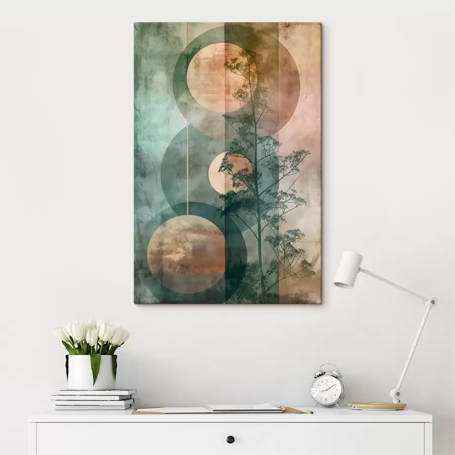 carta da parati Astrazione e foglie nr. s47072