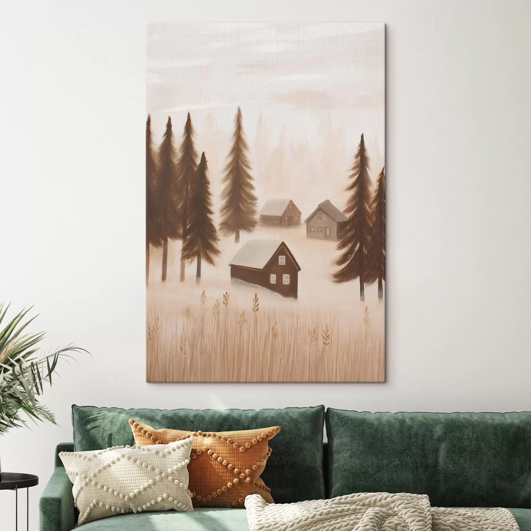 carta da parati Case nella foresta nr. s47077