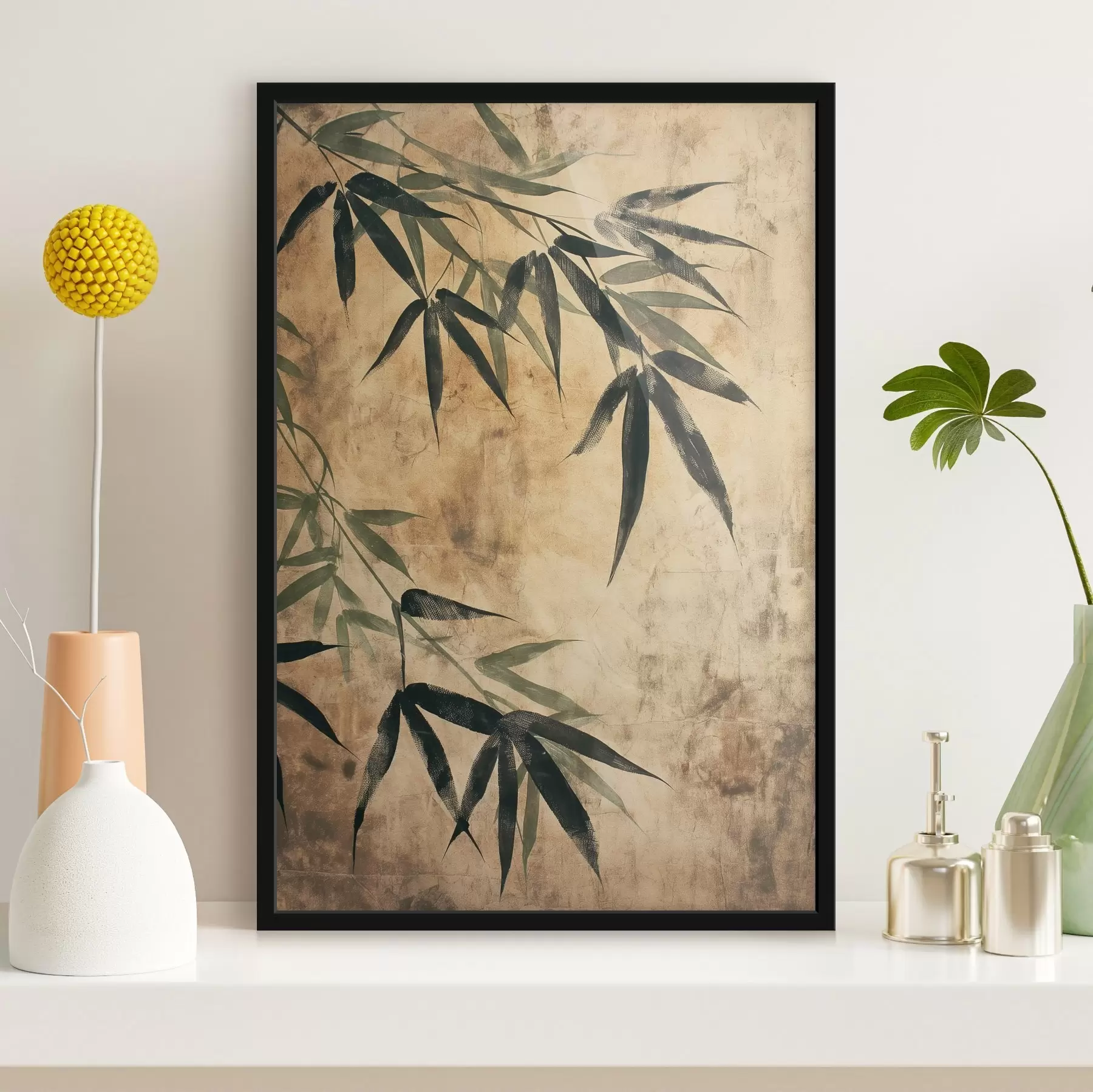 carta da parati Foglie di bambù nr. f47048