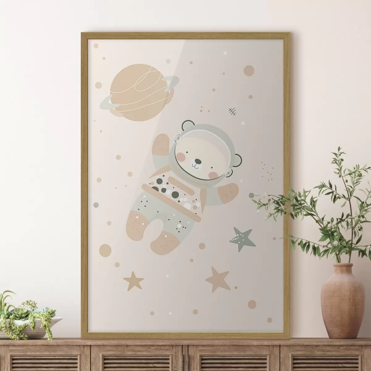 Poster Orso cosmonauta f47068