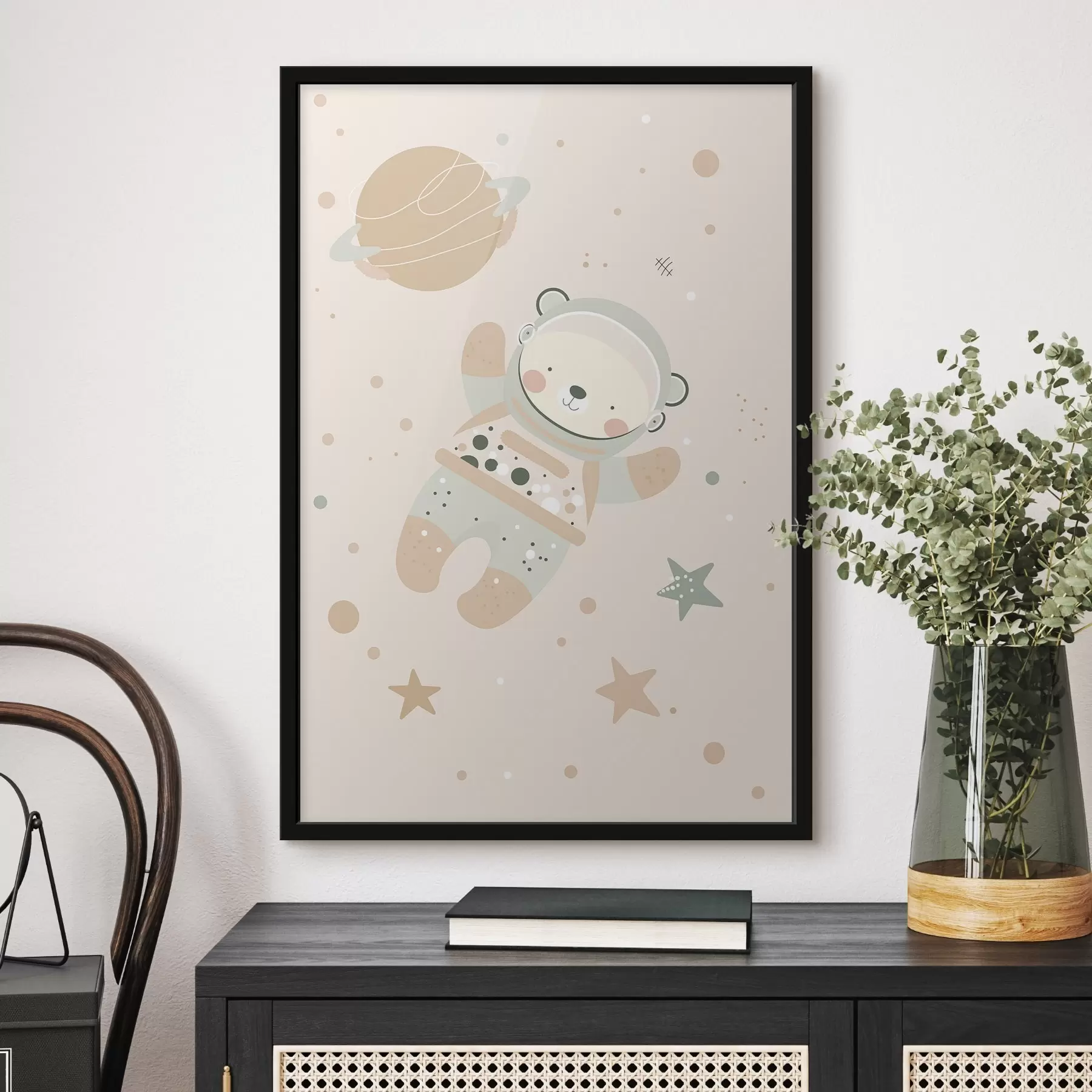 carta da parati Orso cosmonauta nr. f47068