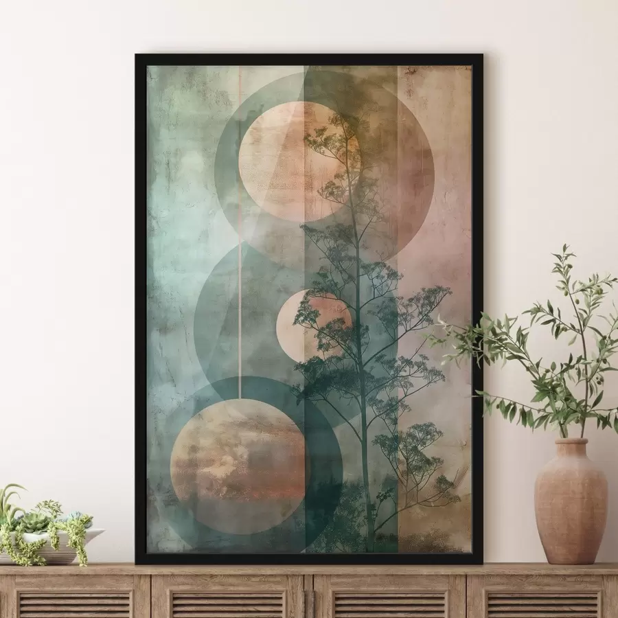 carta da parati Astrazione e foglie nr. f47072