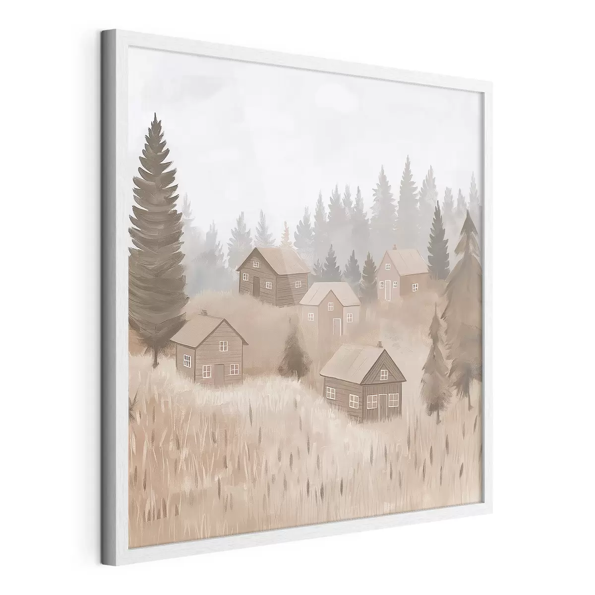 Poster Case nella foresta f47075