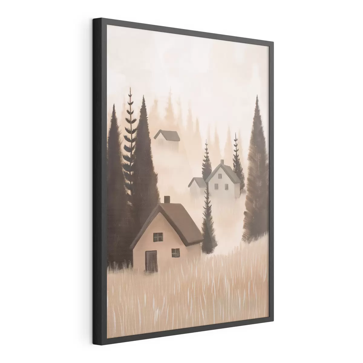 Poster Case nella foresta f47076