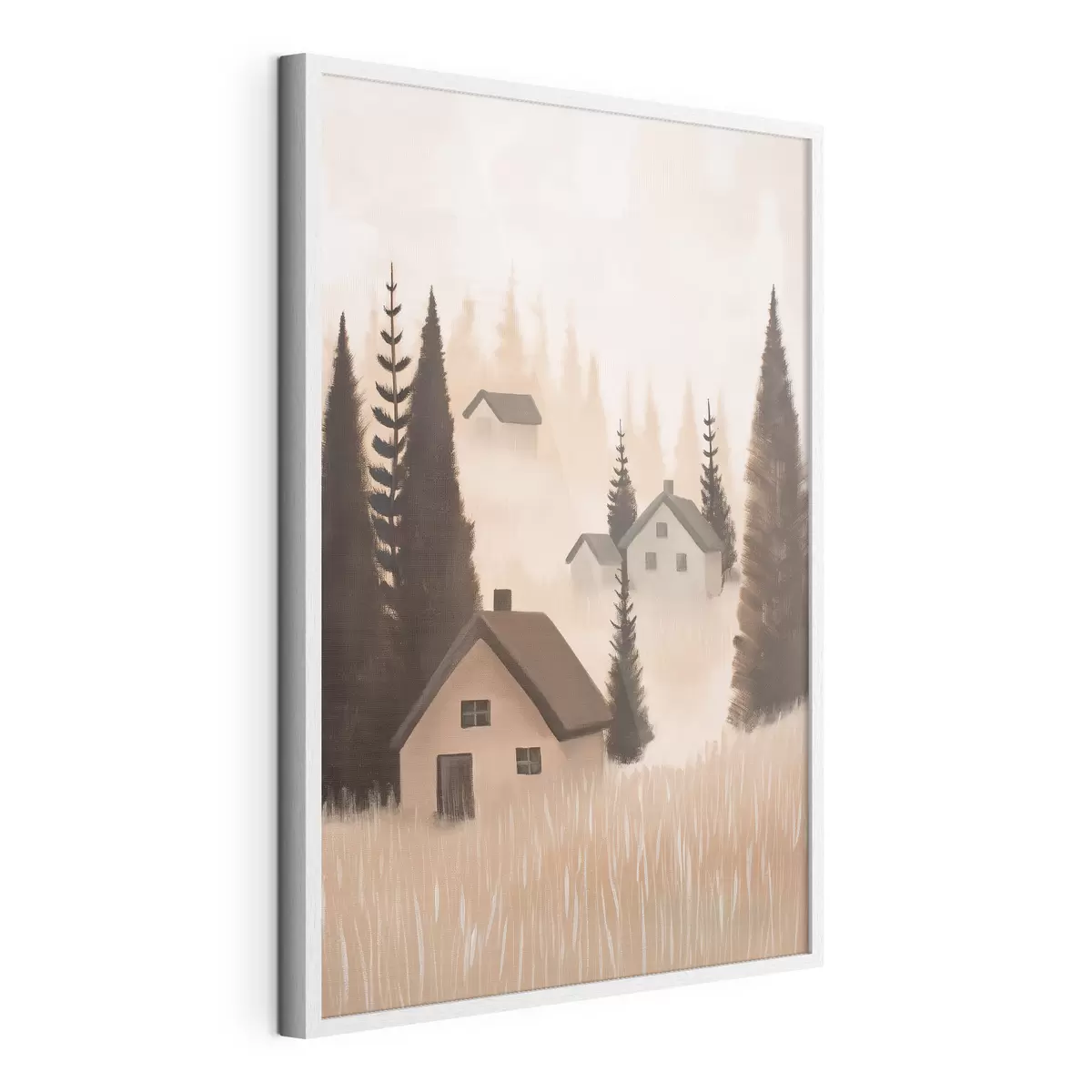 Poster Case nella foresta f47076