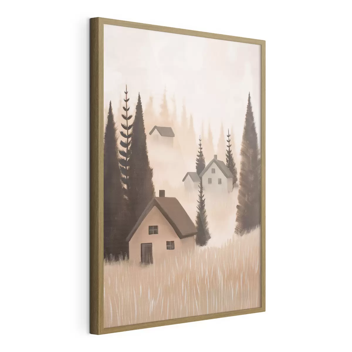 Poster Case nella foresta f47076