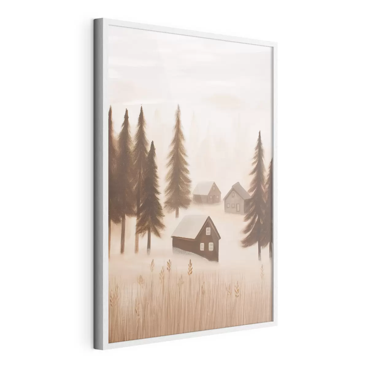 Poster Case nella foresta f47077