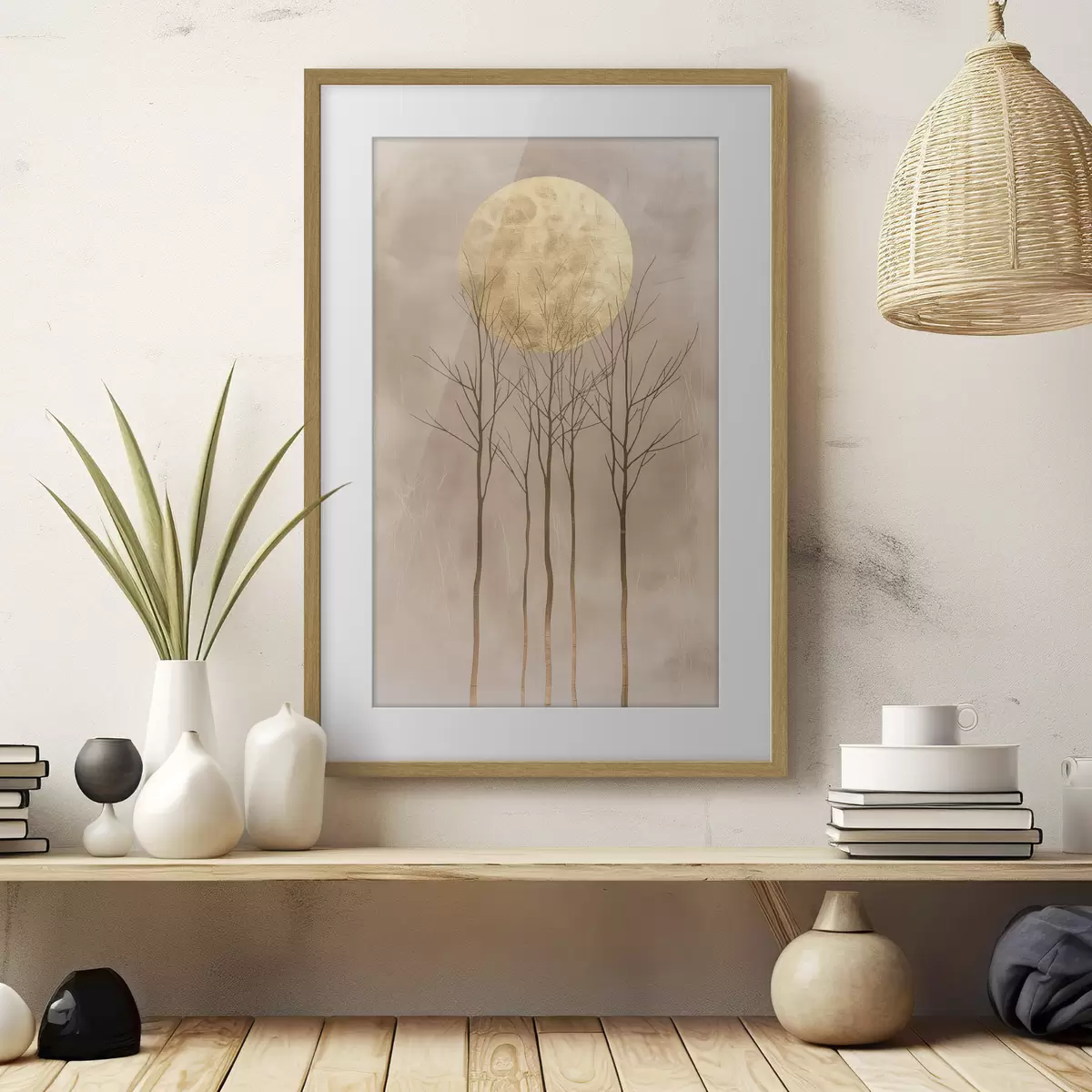 Poster Albero e luce f47083