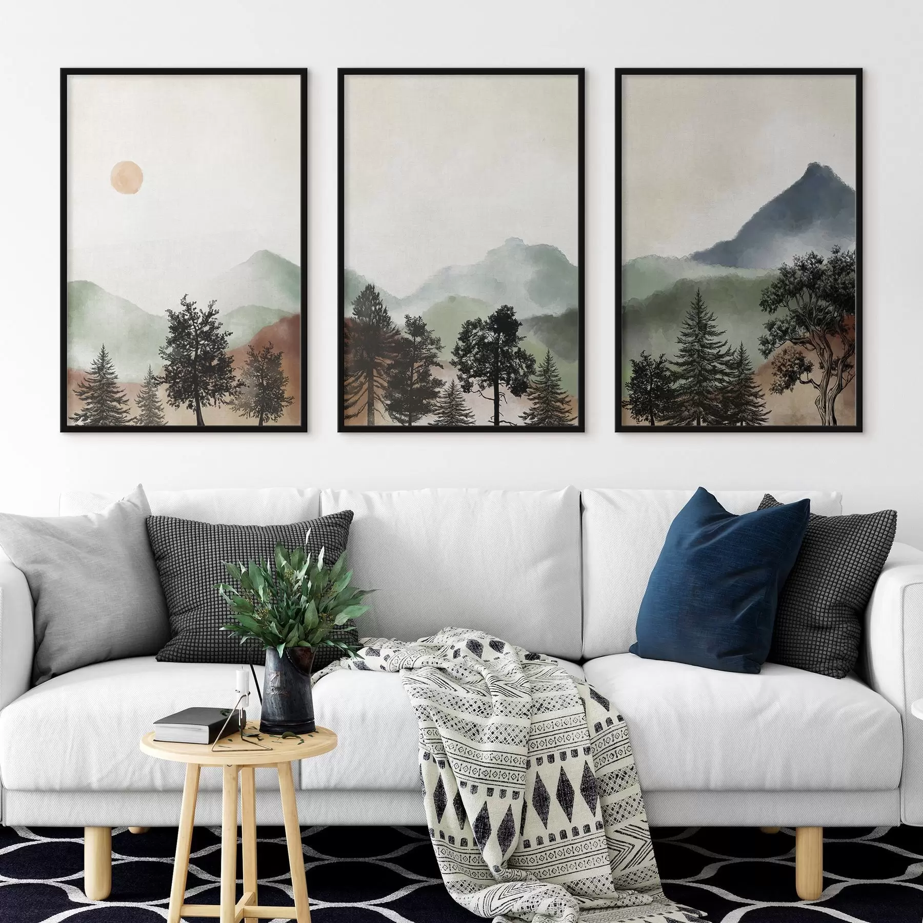 carta da parati Paesaggio tranquillo dai colori tenui nr. d00243