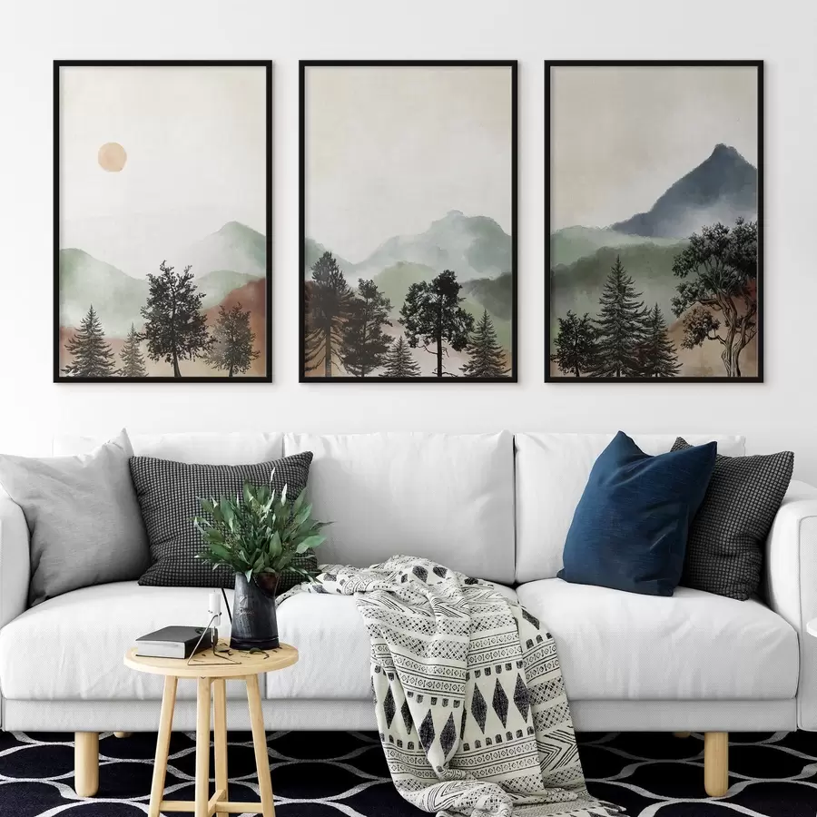 carta da parati Paesaggio tranquillo dai colori tenui nr. d00243