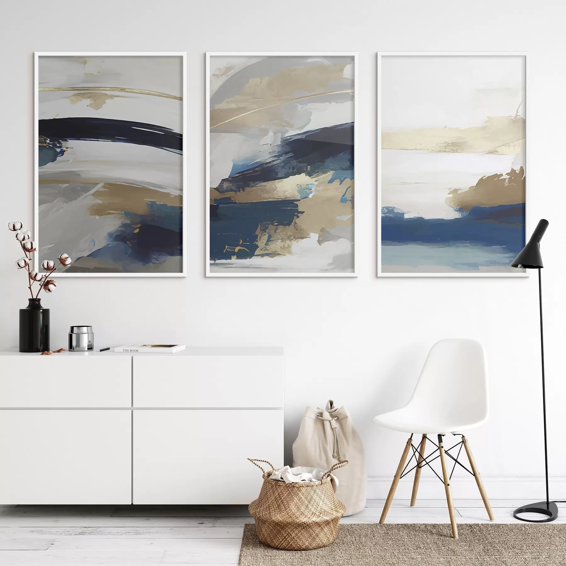 carta da parati Onde astratte di calma serenità nr. d00269