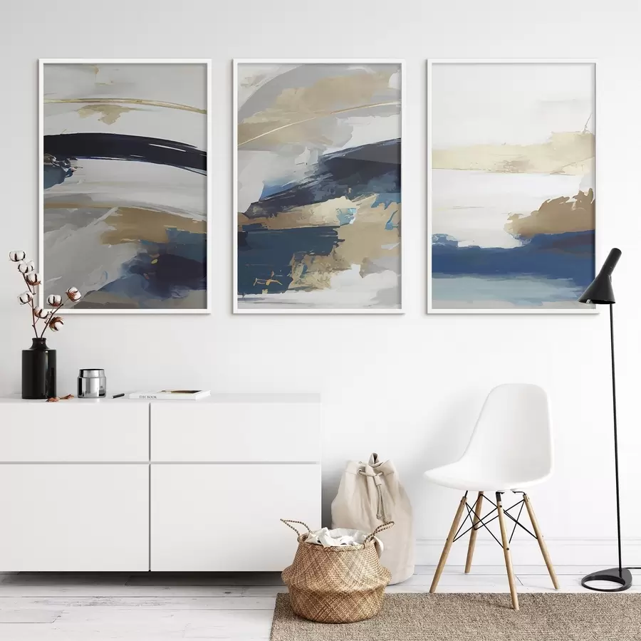 carta da parati Onde astratte di calma serenità nr. d00269