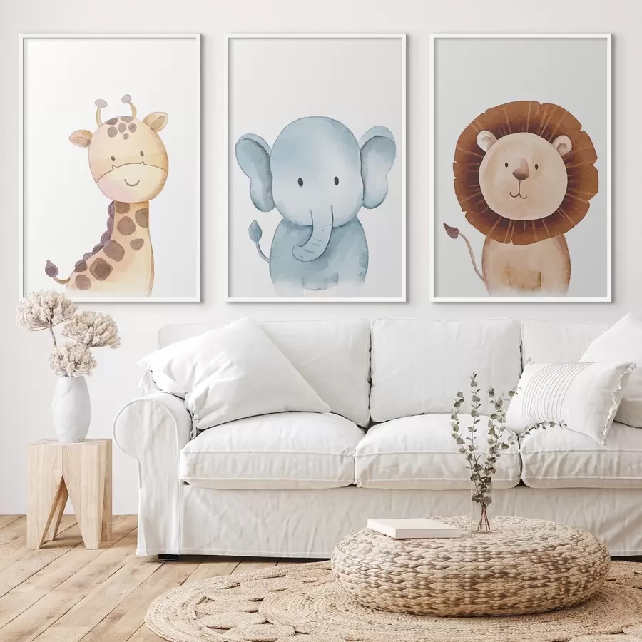 carta da parati Tre amici che condividono una giornata allegra nr. d00294