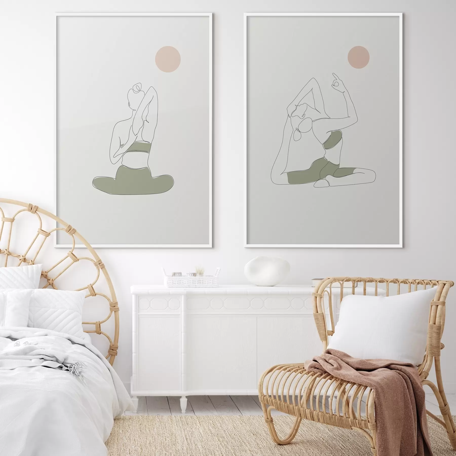 carta da parati Movimenti consapevoli in pose pacifiche nr. d00300