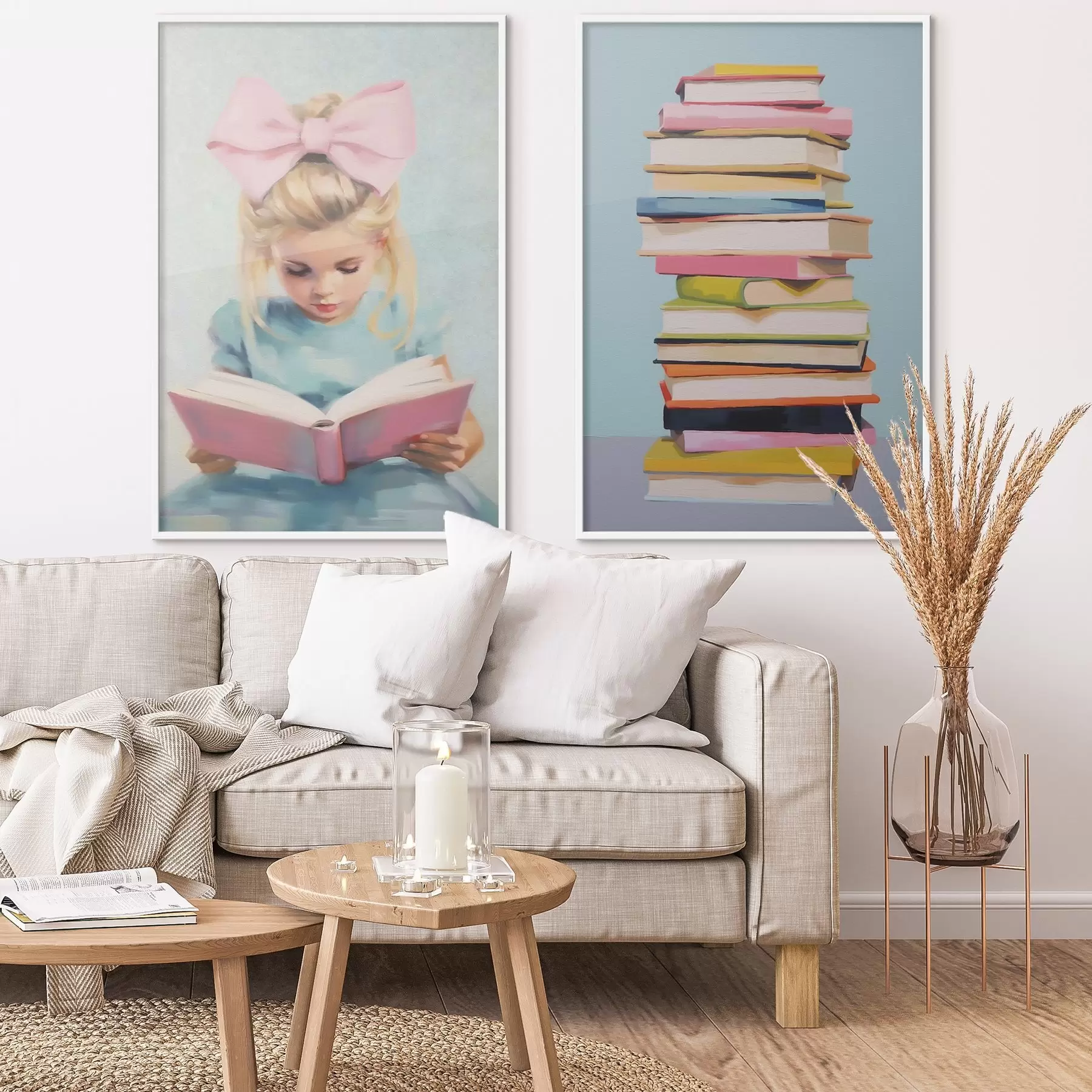 carta da parati Ragazza e libri nr. d00395