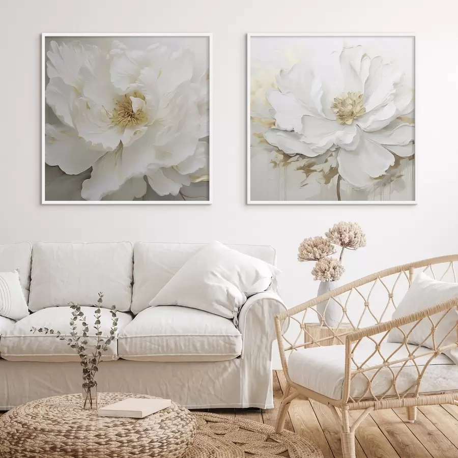 carta da parati Splendidi fiori grandi e leggeri nr. d00424