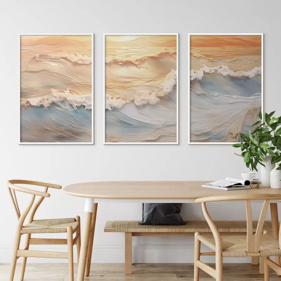 carta da parati Onde colorate del mare nr. d00437