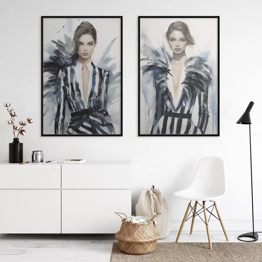 carta da parati Modelle alla moda nr. d00439