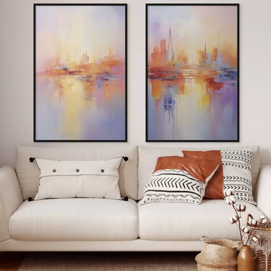 carta da parati Città multicolore nr. d00462